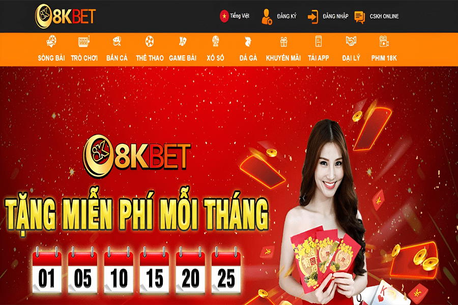 Hướng dẫn nạp tiền tại nhà cái 8kbet